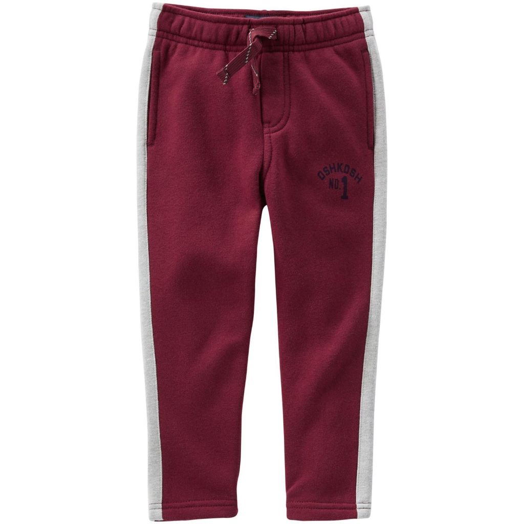 OshKosh B'Gosh Baby Boys Knit Pant, Red, 6 Months