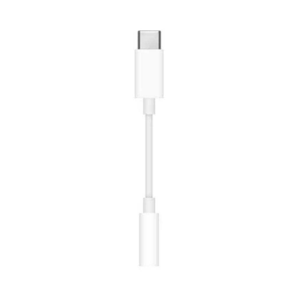 Apple - USB-C to 3.5mm Headphone Jack Adapter - White