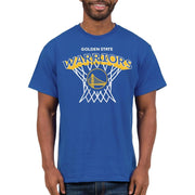 Junk Food NBA Nothing But Net Team Logo - Adult Short Sleeve Fan T-Shirt for Men & Women