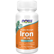 NOW Supplements, Iron 36 mg - 90 Veg Capsules