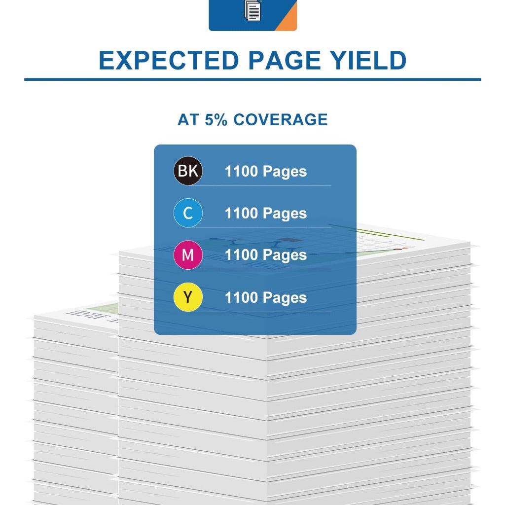 822XL 822 Ink Cartridges Combo Pack Remanufactured for Epson 822XL T 822 XL T822 Ink (5 Pack, Black Cyan Magenta Yellow)