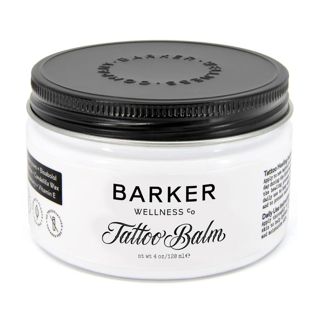 Barker Wellness Tattoo Balm - Non-Greasy, Petroleum-Free, 4 oz