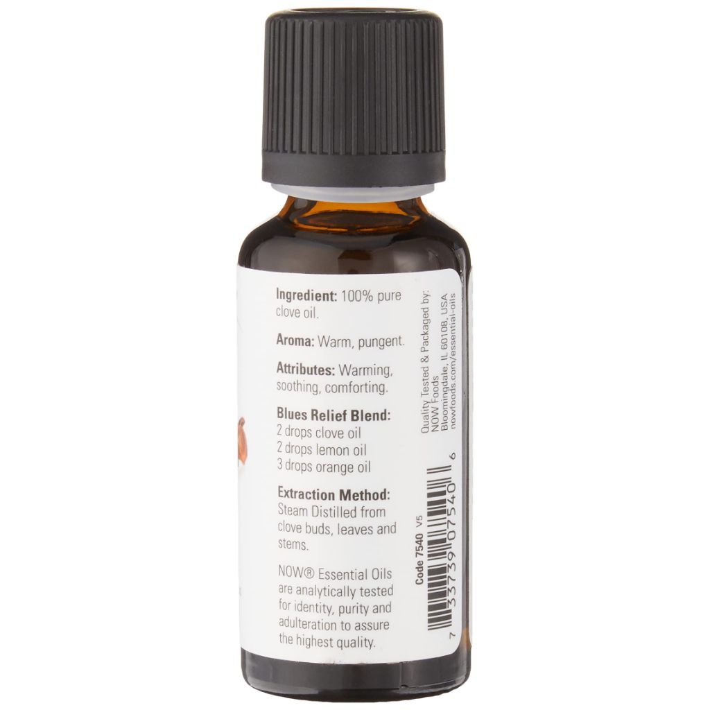 NOW Foods - 100% Pure Essential Oil Clove - 1 fl. oz.