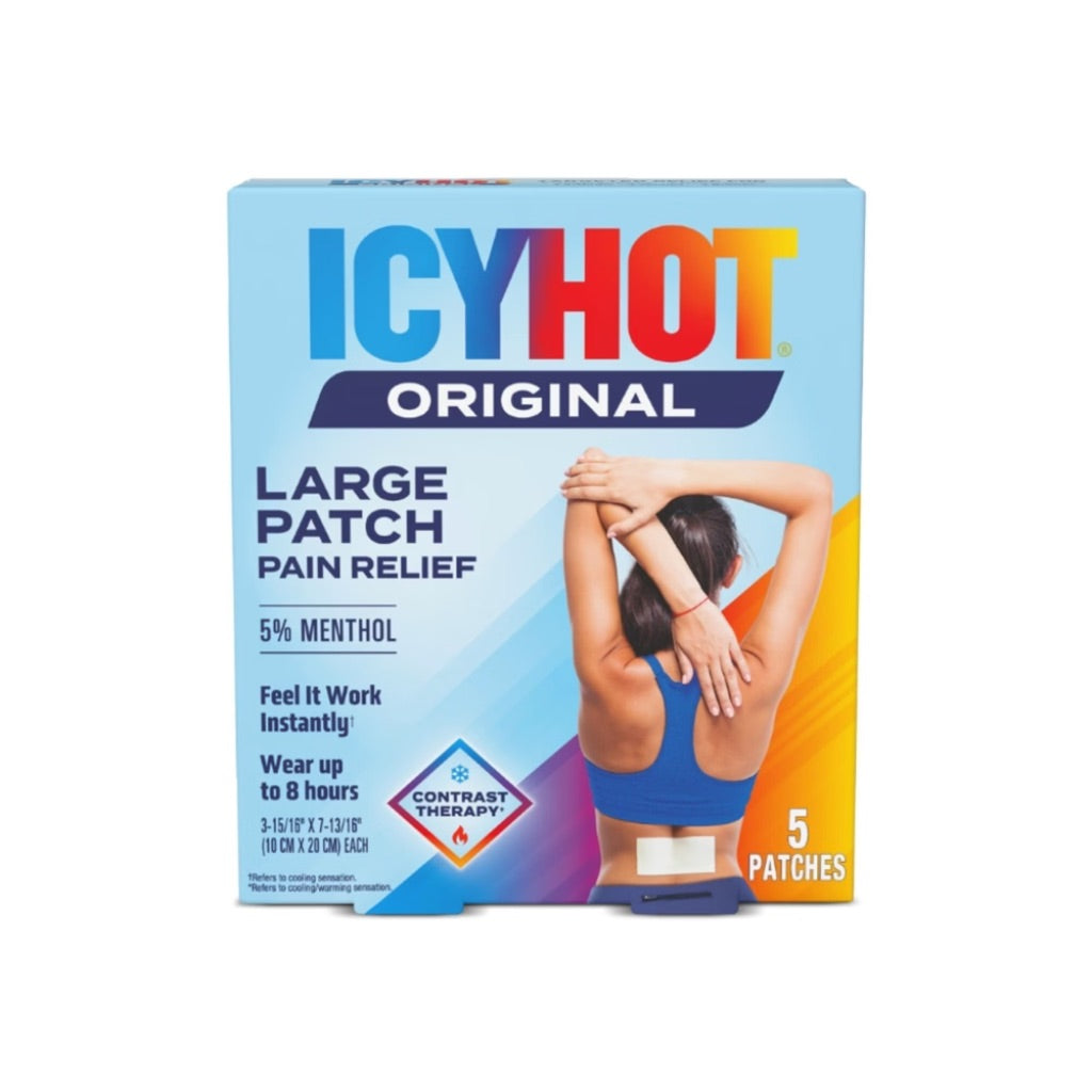 Icy Hot Medicated Patch Back - Large - 5ct