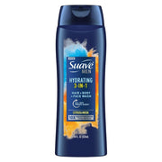 Suave Men 3 in 1 Hair, Body and Face Wash - Citrus & Musk Scent 18 fl oz