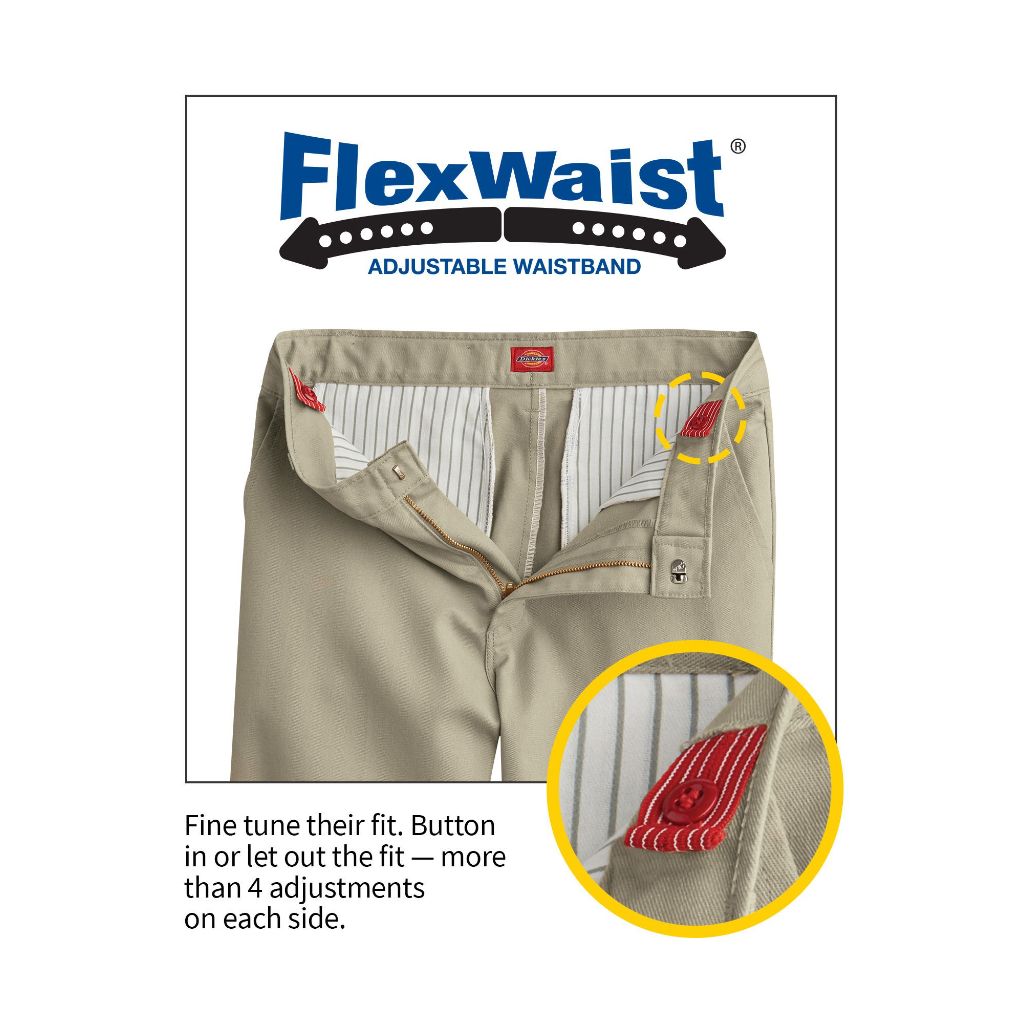 Dickies Girl's Flexwaist Slim Fit Flat Front Shorts - Black, 10