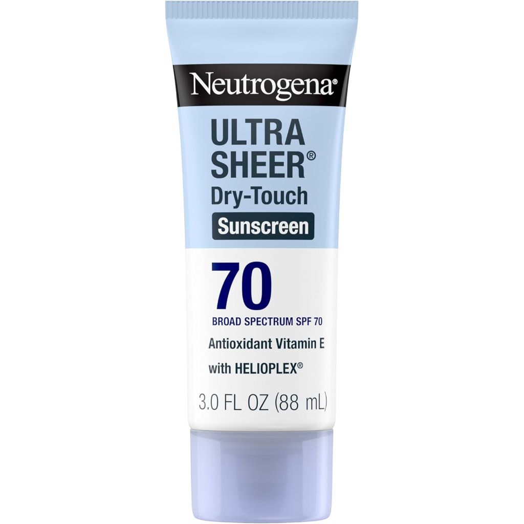 Neutrogena Ultra Sheer Dry-Touch Sunscreen Lotion SPF 70, Travel Size | 3 Fl Oz