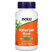 NOW Foods Valerian Root, 500mg, 100 Capsules
