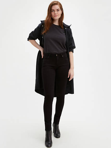 Women's Levi's 711 Skinny Jeans, Size: 31x28, Black