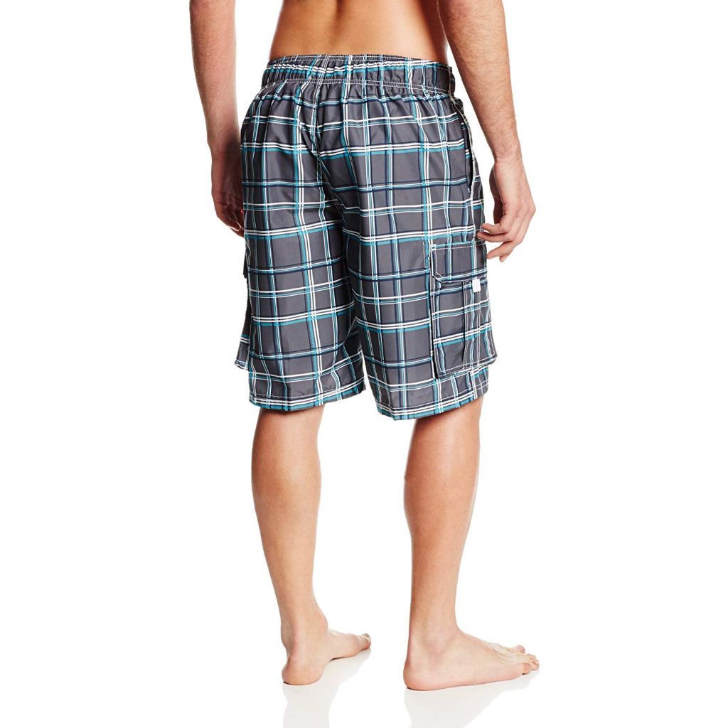 Kanu Surf Men's Infinite Swim Trunks, Miles Charcoal, XX-Large