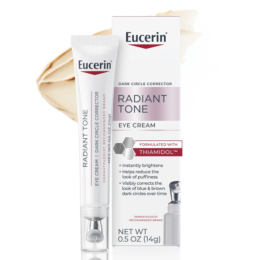 Eucerin Radiant Tone Eye Cream Dark Circle Corrector | 0.5 Oz Tube