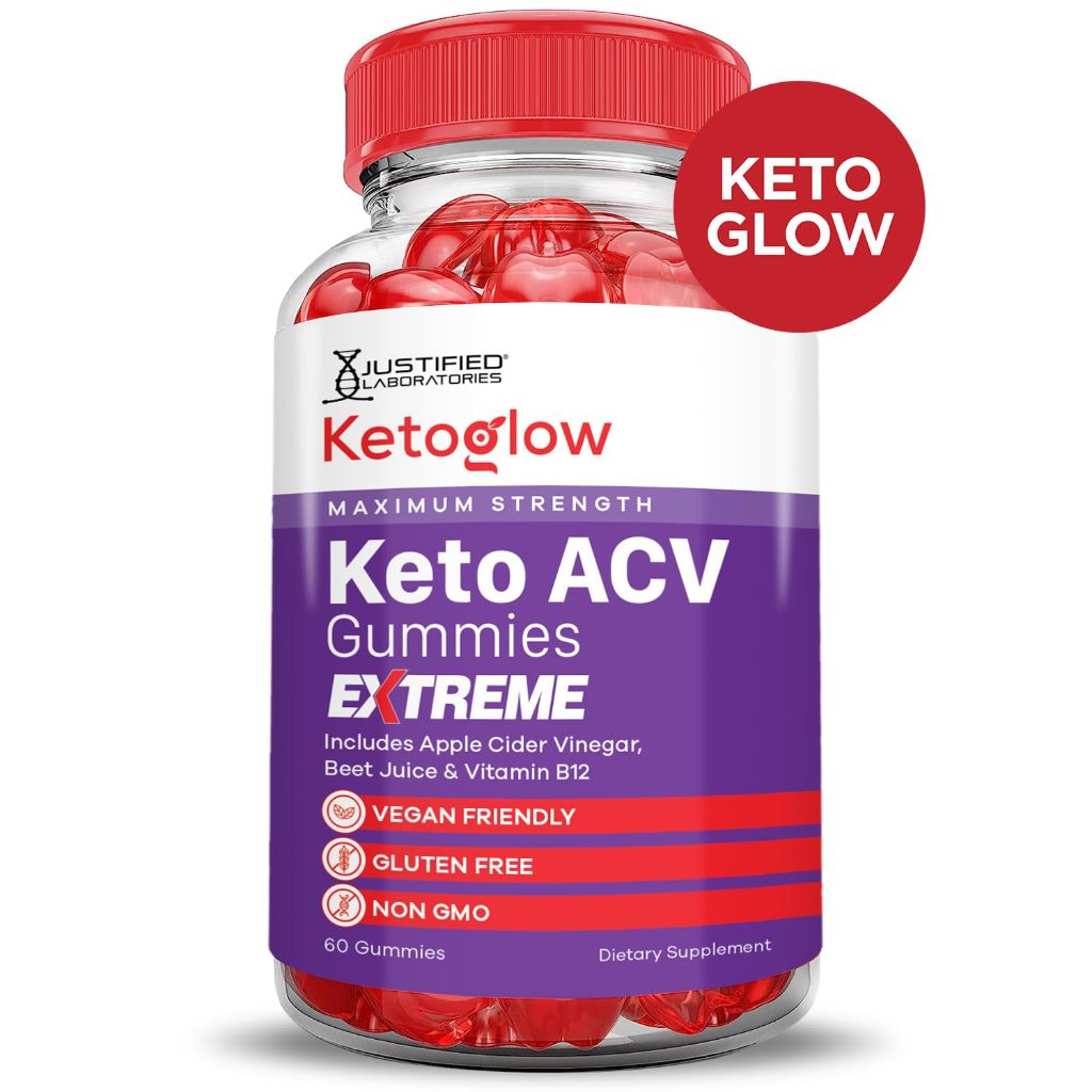 Keto Glow Keto ACV Gummies Extreme 2000MG, 60 Gummies