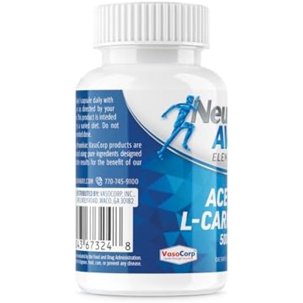 NeuropAWAY Elements Acetyl L-Carnitine 500mg - 60 Capsules