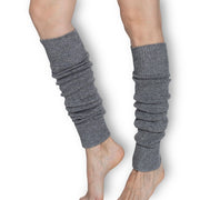 NITESHEYS Lambswool Winter Leg Warmer Natural Wool Footless Long Socks (One Size, Grey, 1)