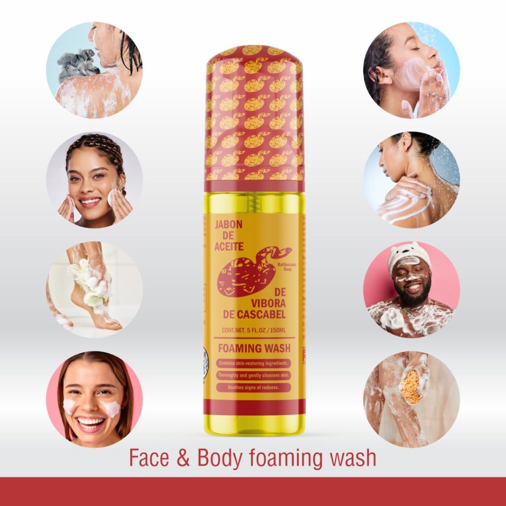 Jabón De Aceite de vibora de cascabel FOAMING WASH (LAVADO ESPUMOSO) 150 ml