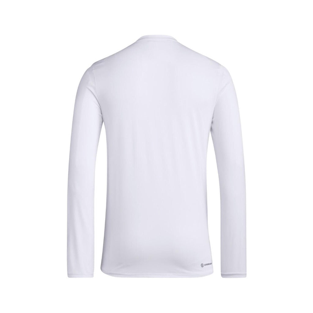 adidas Men's Seattle Sounders FC 2024 Jersey Hook Aeroready Long Sleeve Shirt - White, Size Small