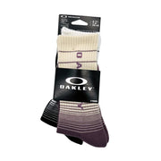 Oakley Mens B1B All Play Socks, Gradient Toadstool Mist, Large