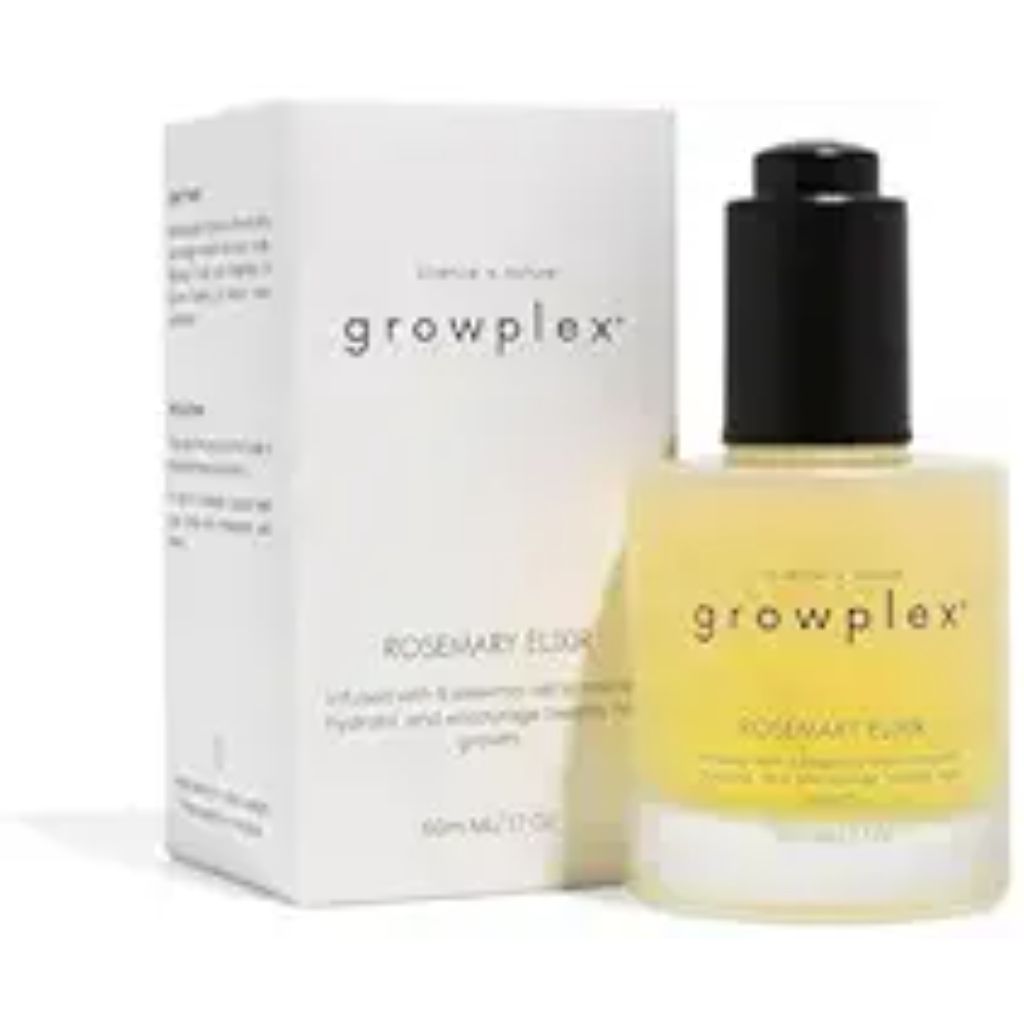 Science + Nature Growplex Rosemary Elixir Daily Scalp Oil with 9 Essential Oils – 2 fl. oz.