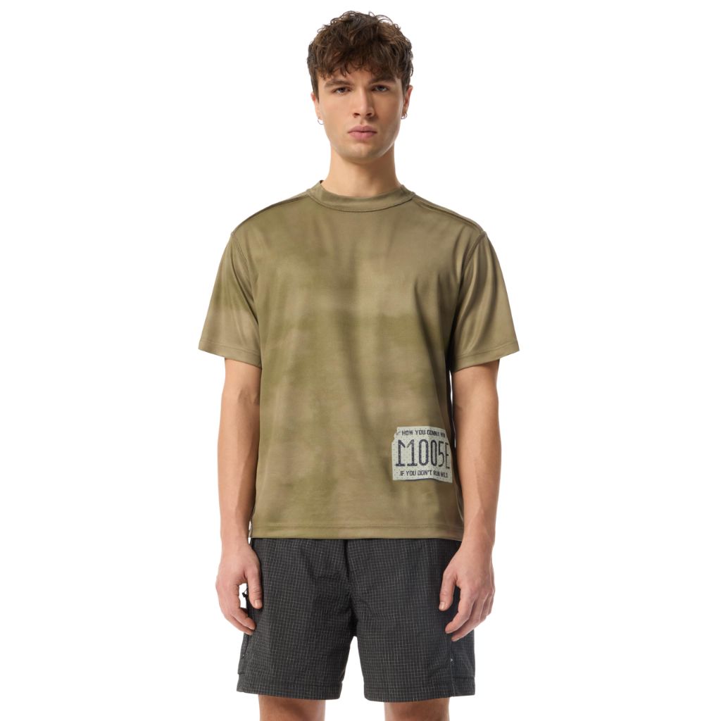 SZ 2XL, Cross-eyed Moose Men's Wilder Quick Dry Oversized Graphic Tee Shirt Standard
