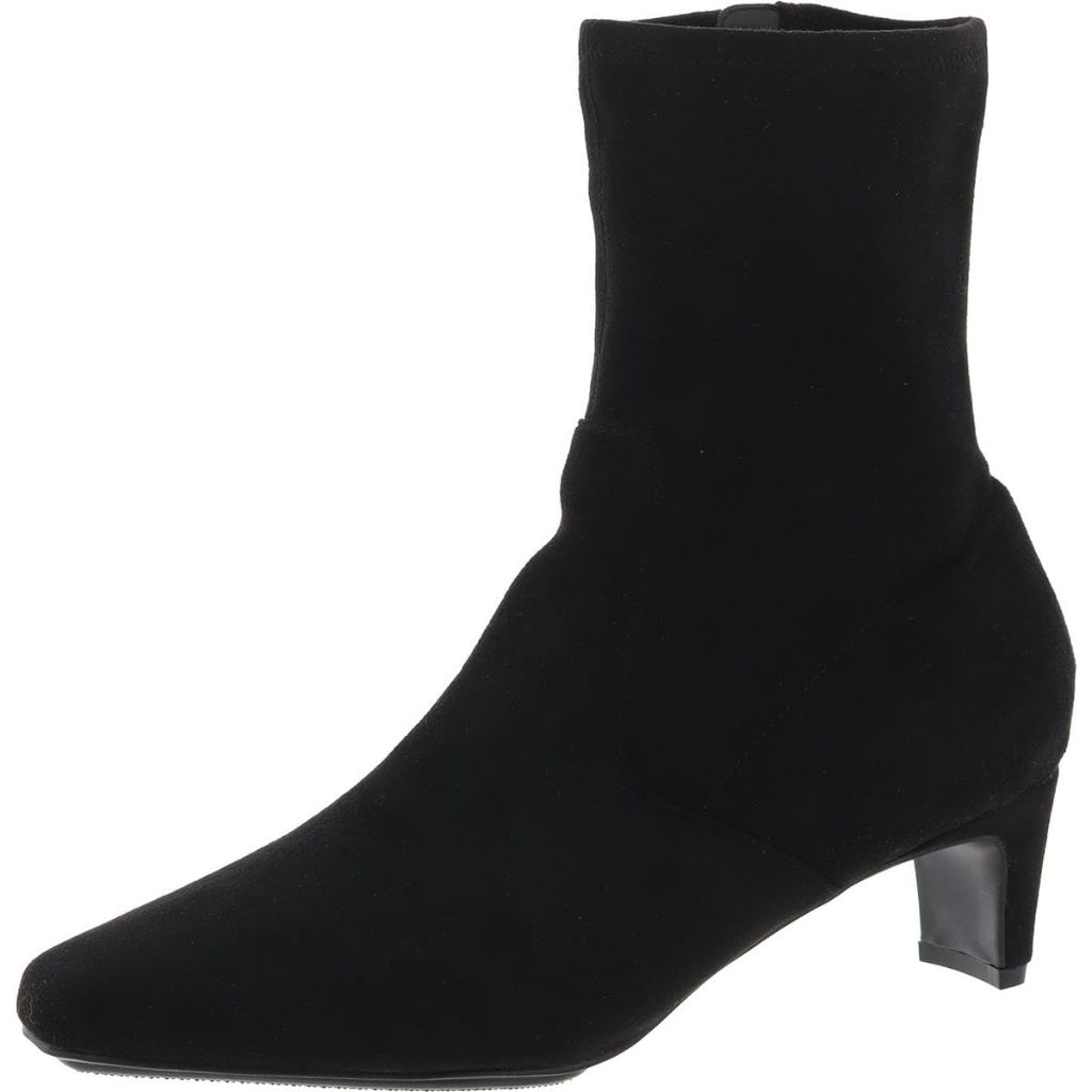 Anne Klein Women Iga Black Suede 8.5 Medium