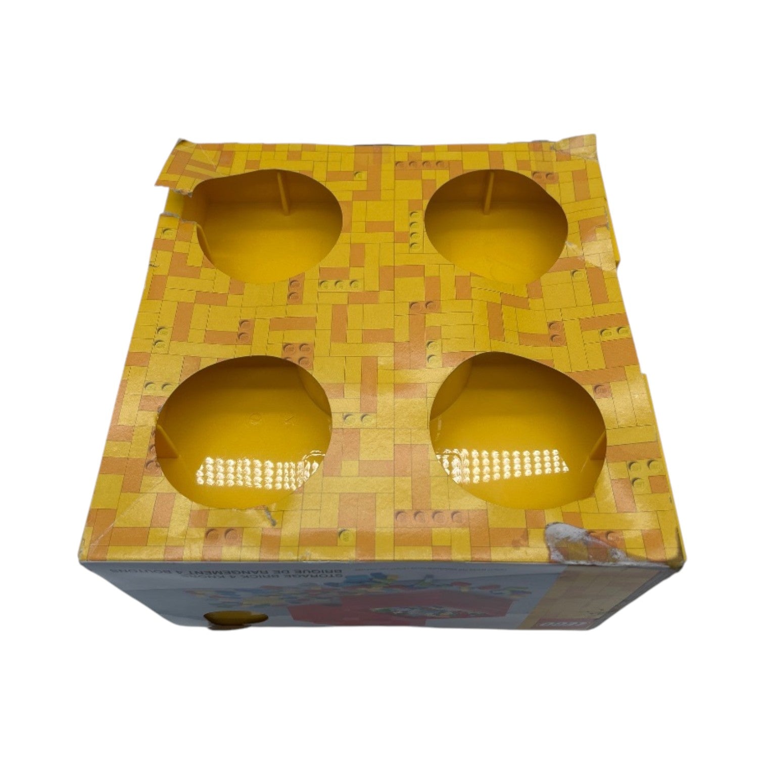 LEGO 4-Stud Yellow Storage Brick
