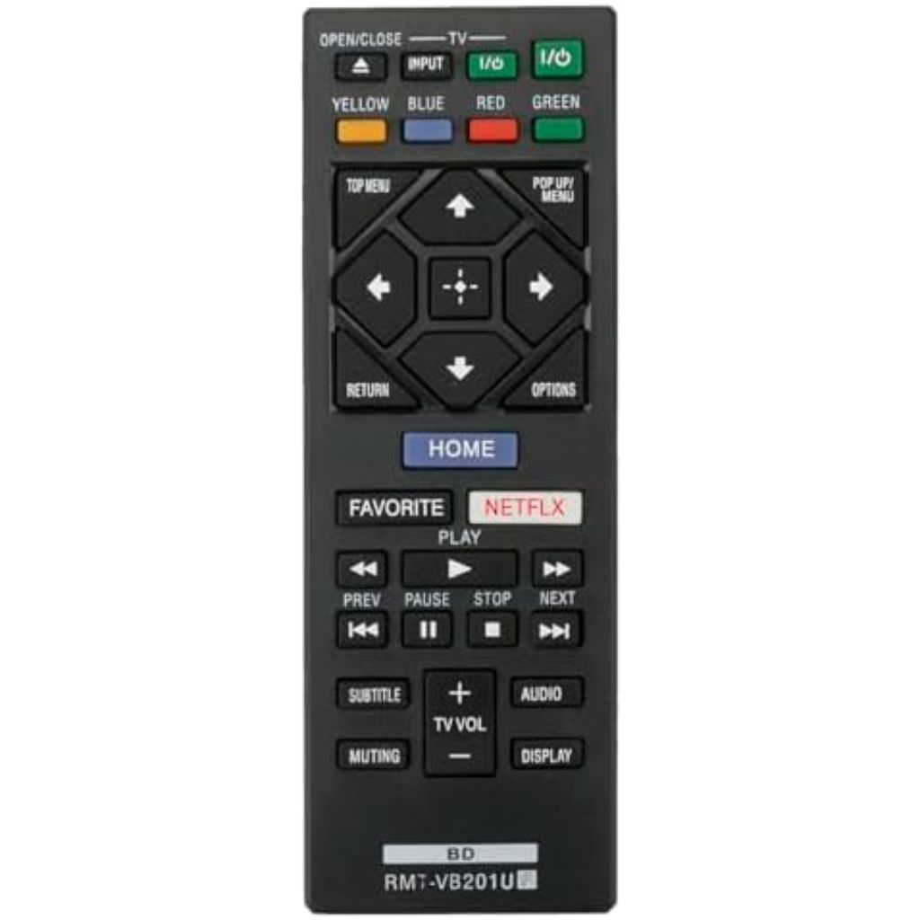 WINFLIKE RMT-VB201U Replace Remote Compatible with Sony Blu-ray Player BDP-S6700 UBP-X700 BDP-BX370 BDP-S1700 BDP-S3700 RMTVB201U