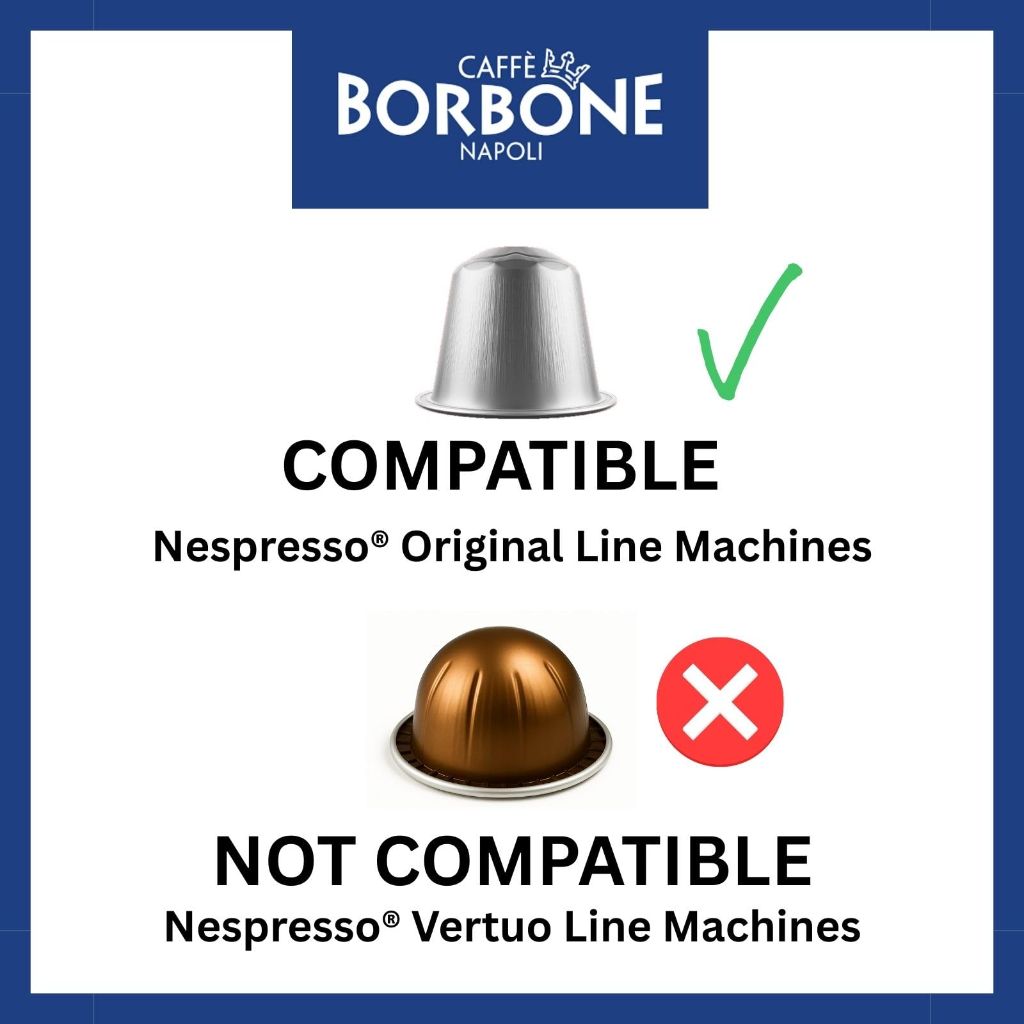 Caffè Borbone Mia Napoli Aluminum Capsules | Medium Roast, 100 Count