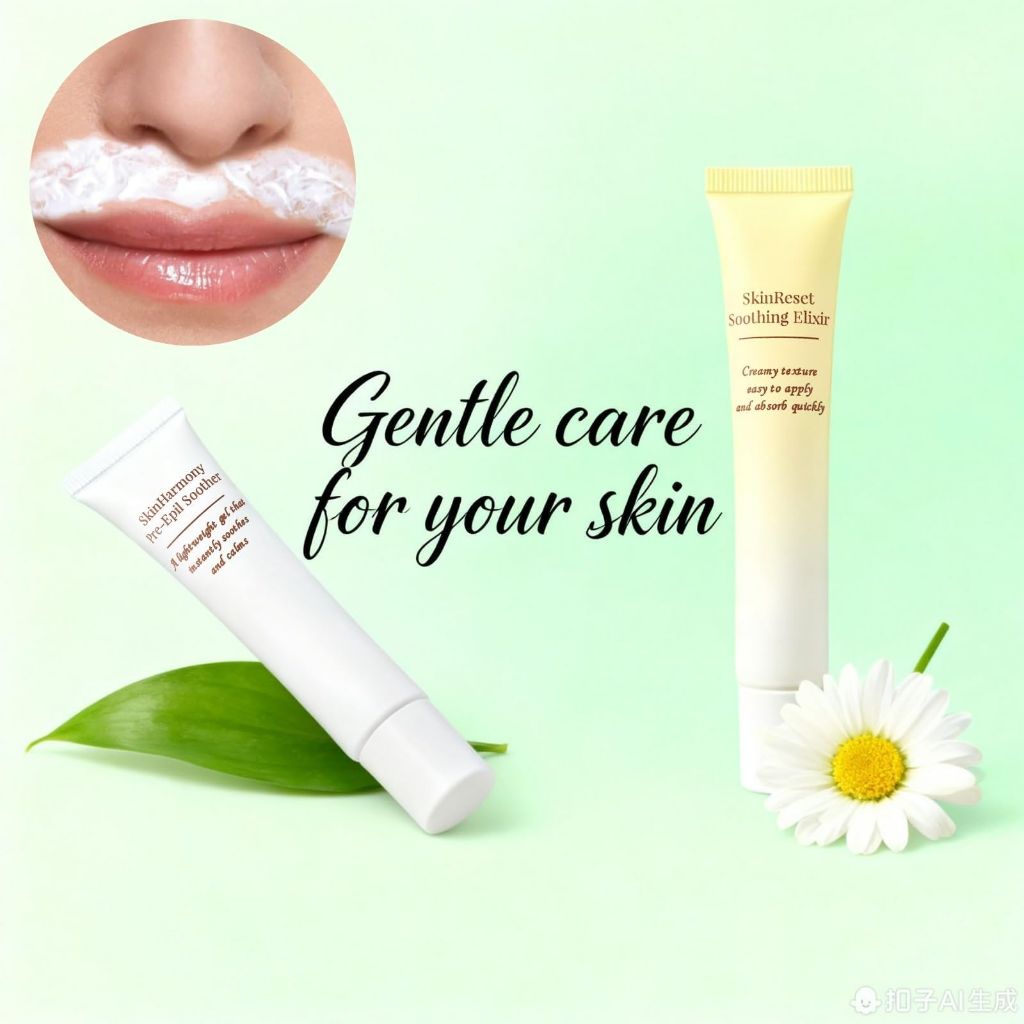 Face Hair Removal Cream Set for Women – 3-Piece Kit