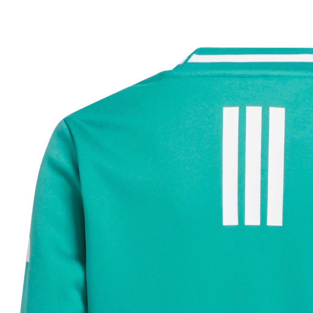 adidas Junior's Club Crew Sweatshirt - Pure Teal, Medium