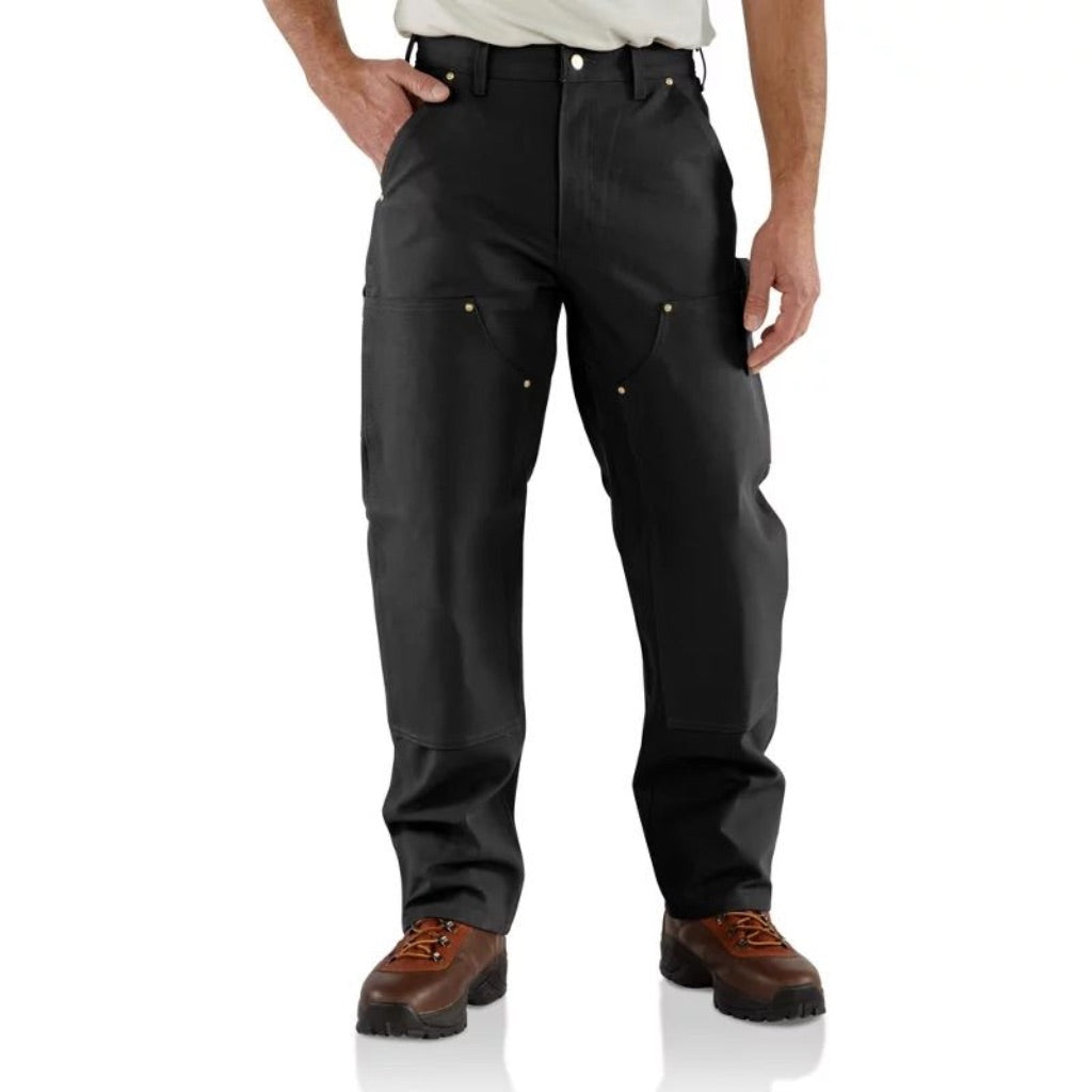 Carhartt Men's B01 Loose Fit Straight Leg Utility Work Pants, Black, 38W x 32L