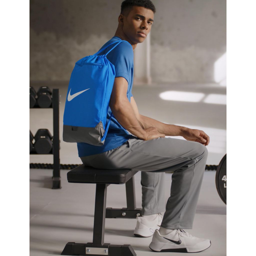 Nike Unisex Brasilia 9.5 Training Gym Sack (18L), Game Royal/Black/White