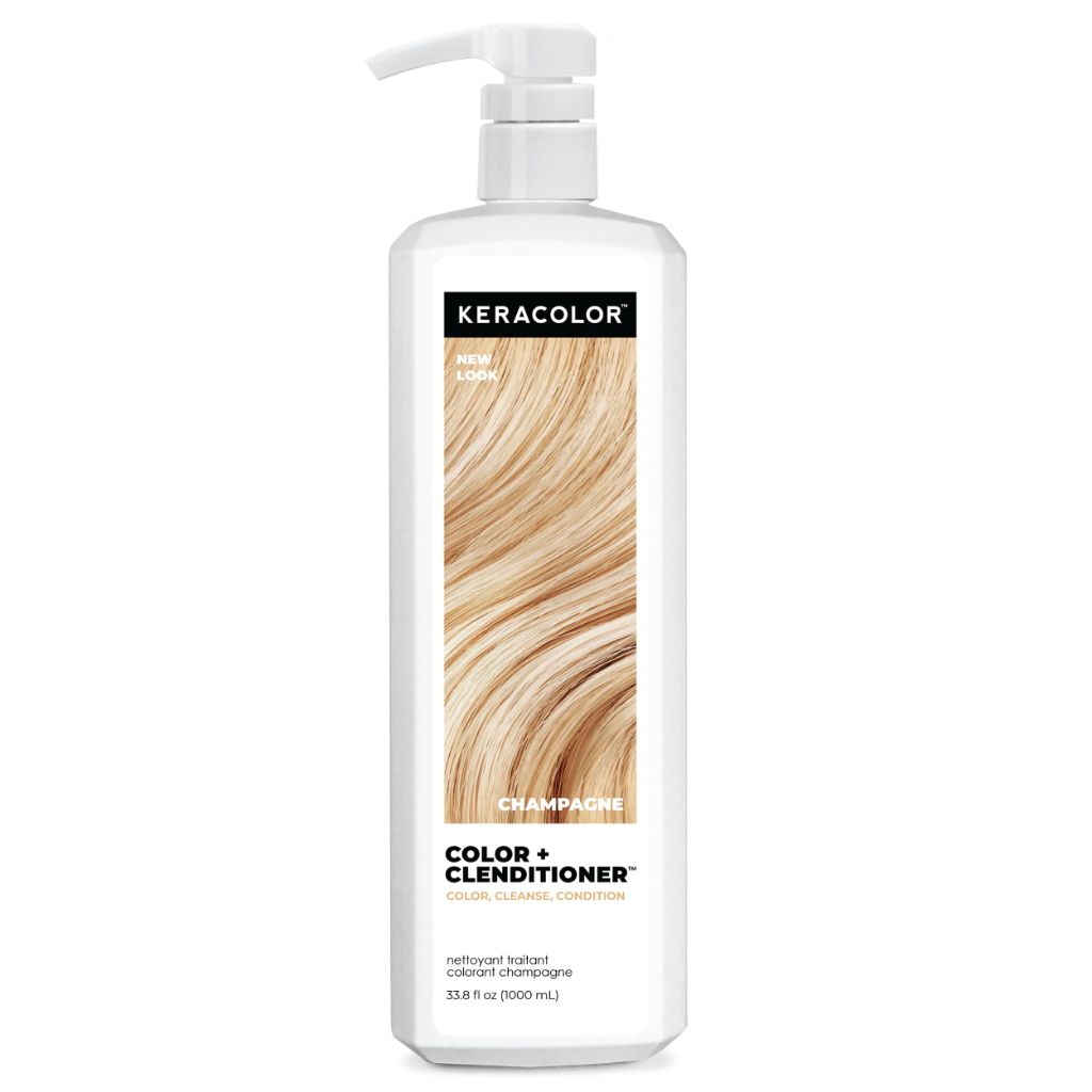 Keracolor Clenditioner HONEY Hair Dye - Semi Permanent Hair Color Depositing Conditioner,  33.8 Fl Oz