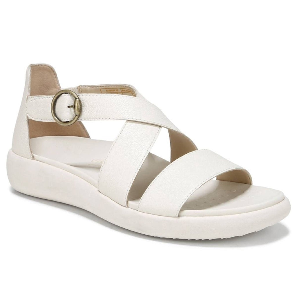 Vionic Women's Harmony Rx Leather Strappy Sandal - Cream, Size 10