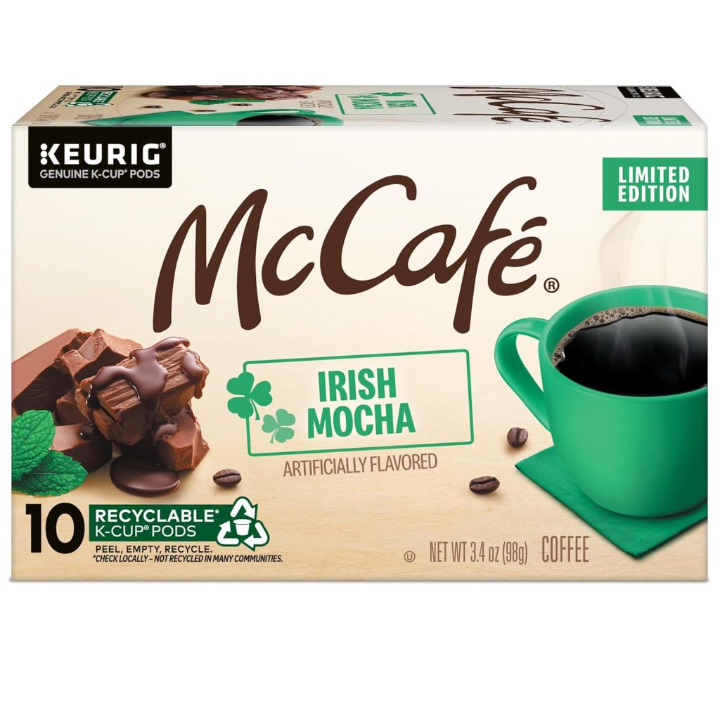 McCafe Irish Mocha Keurig K-Cup Coffee Pods, 10ct.