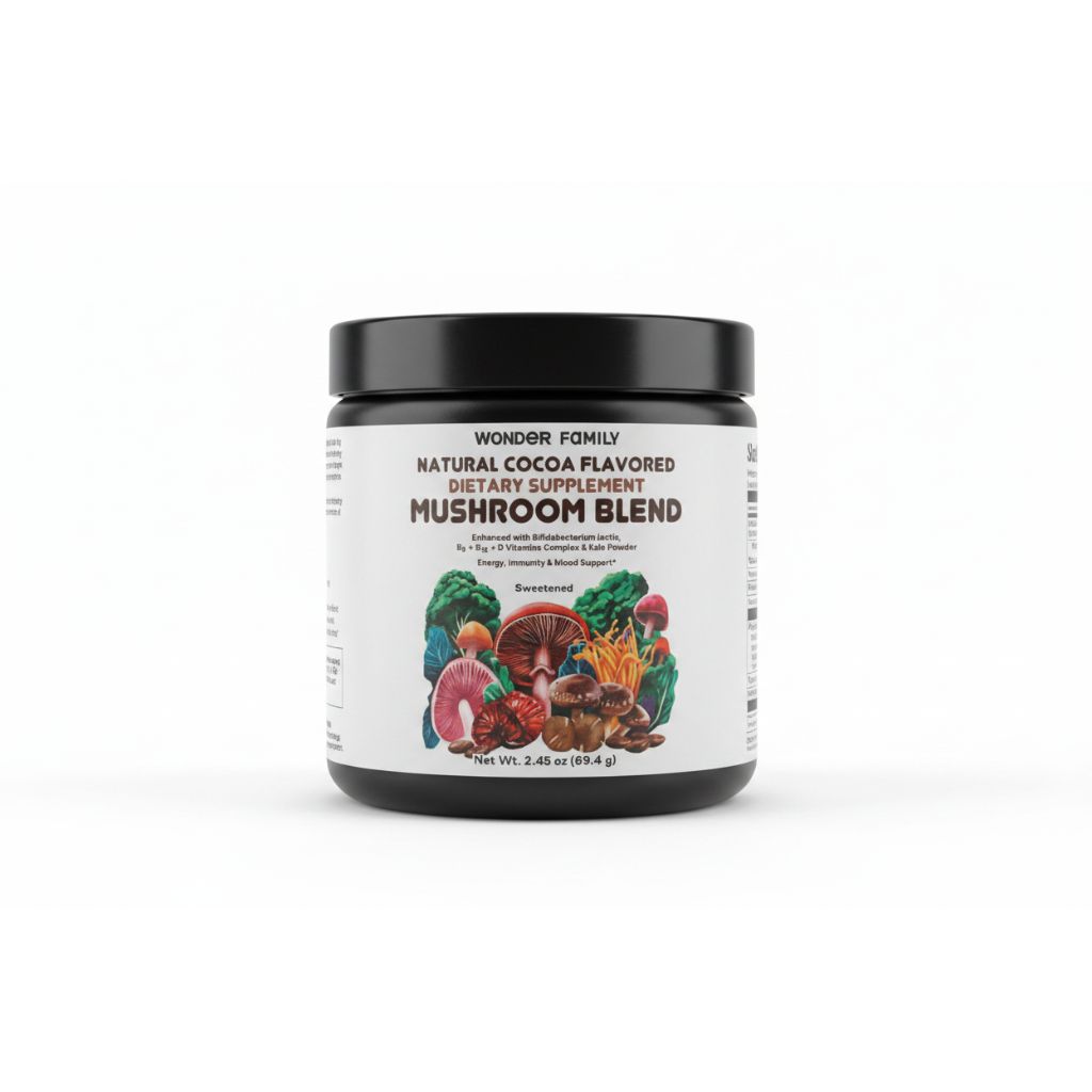 WONDER FAMILY Organic Mushroom Powder Coco (Sweet)