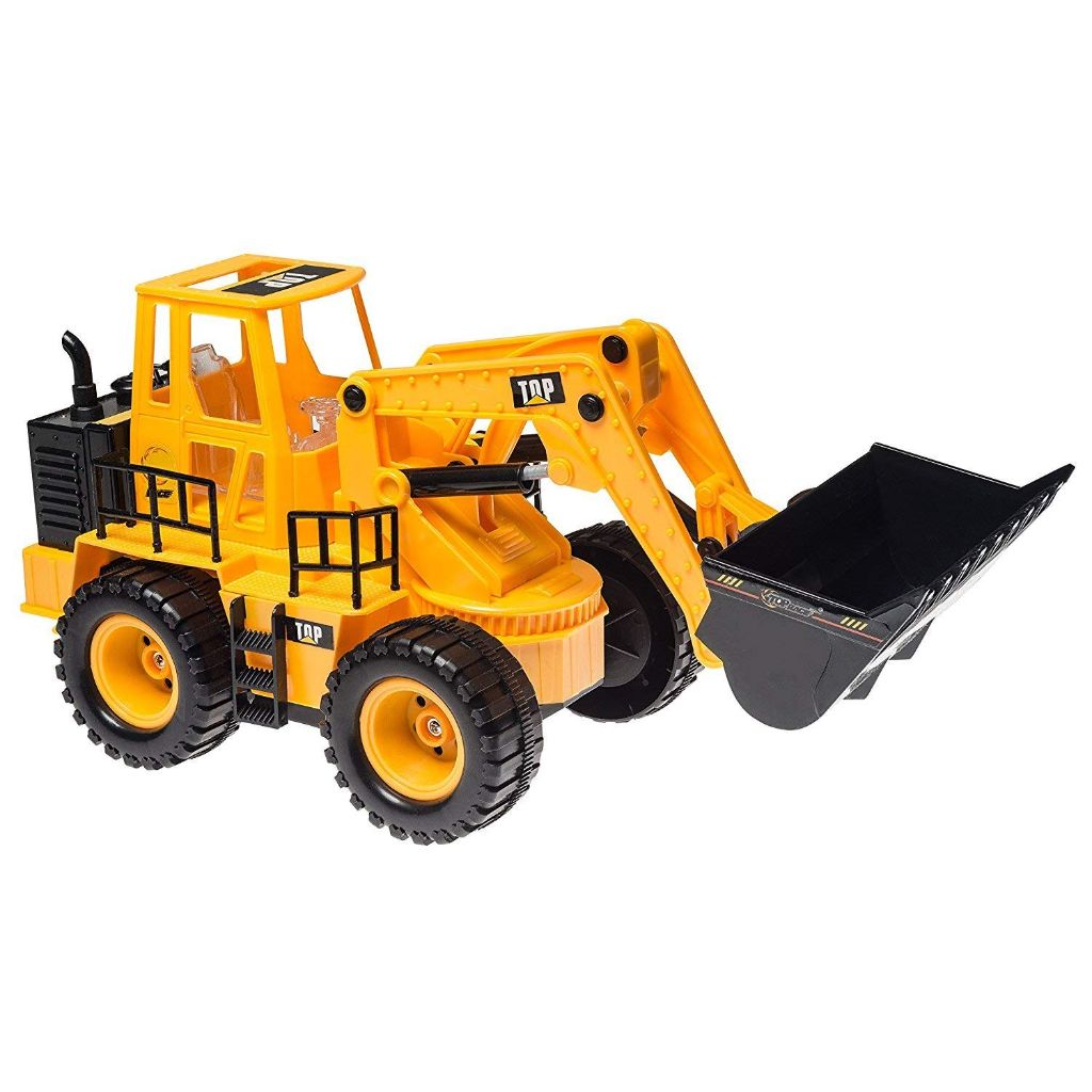 Top Race TR-113 5 Channel Full Functional Remote Control Tractor Toy Front Loader