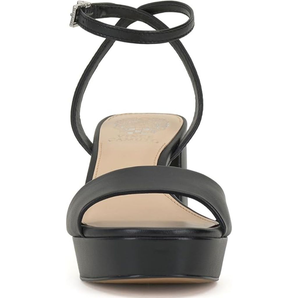Vince Camuto Women's Pendreya Ankle Strap Platform Sandals - Black, Size 8