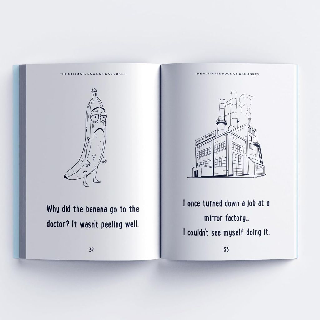 The Ultimate Book of Artist Illustrated DAD JOKES 202 Hilarious Dad Jokes