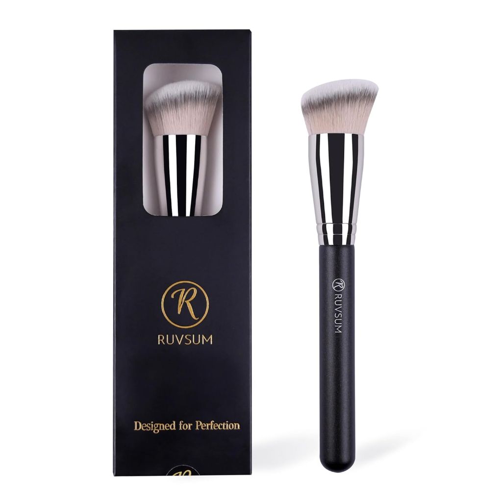 Travel Size Concealer Brush Flat Top, Compact Brush 6.4"