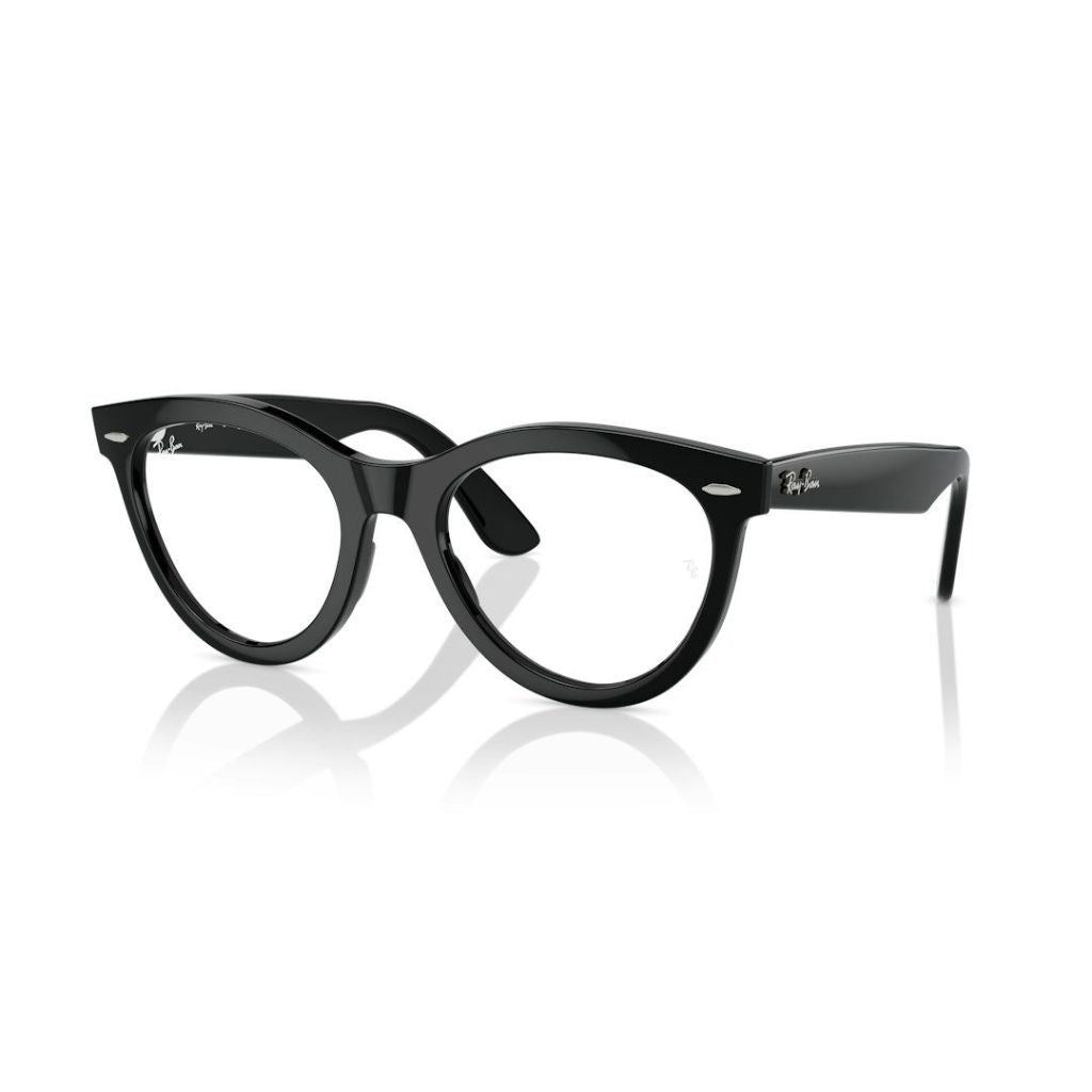 Ray-Ban Unisex Rx2241V 2000 Wayfarer Way Eyewear Frames - Black, 51/21/150