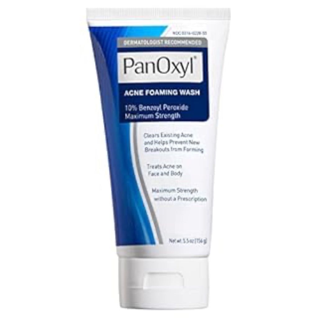 PanOxyl Max Strength Foaming Acne Wash w/10% Benzoyl Peroxide - 5.5 fl. oz.