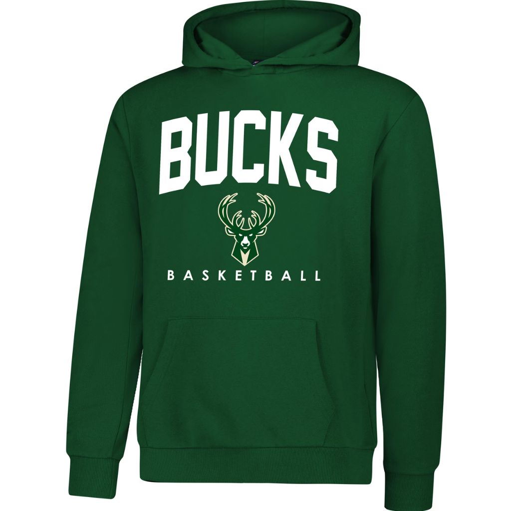 SZ 14-16, Ultra Game Youth  Super Soft Teamster Hoodie Sweatshirt, Milwaukee Bucks, Team Color