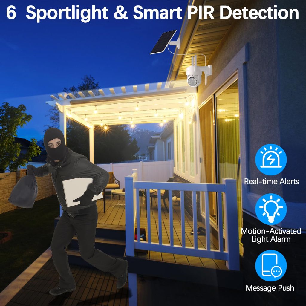 2 Pack 4MP Security Camera Wireless Outdoor