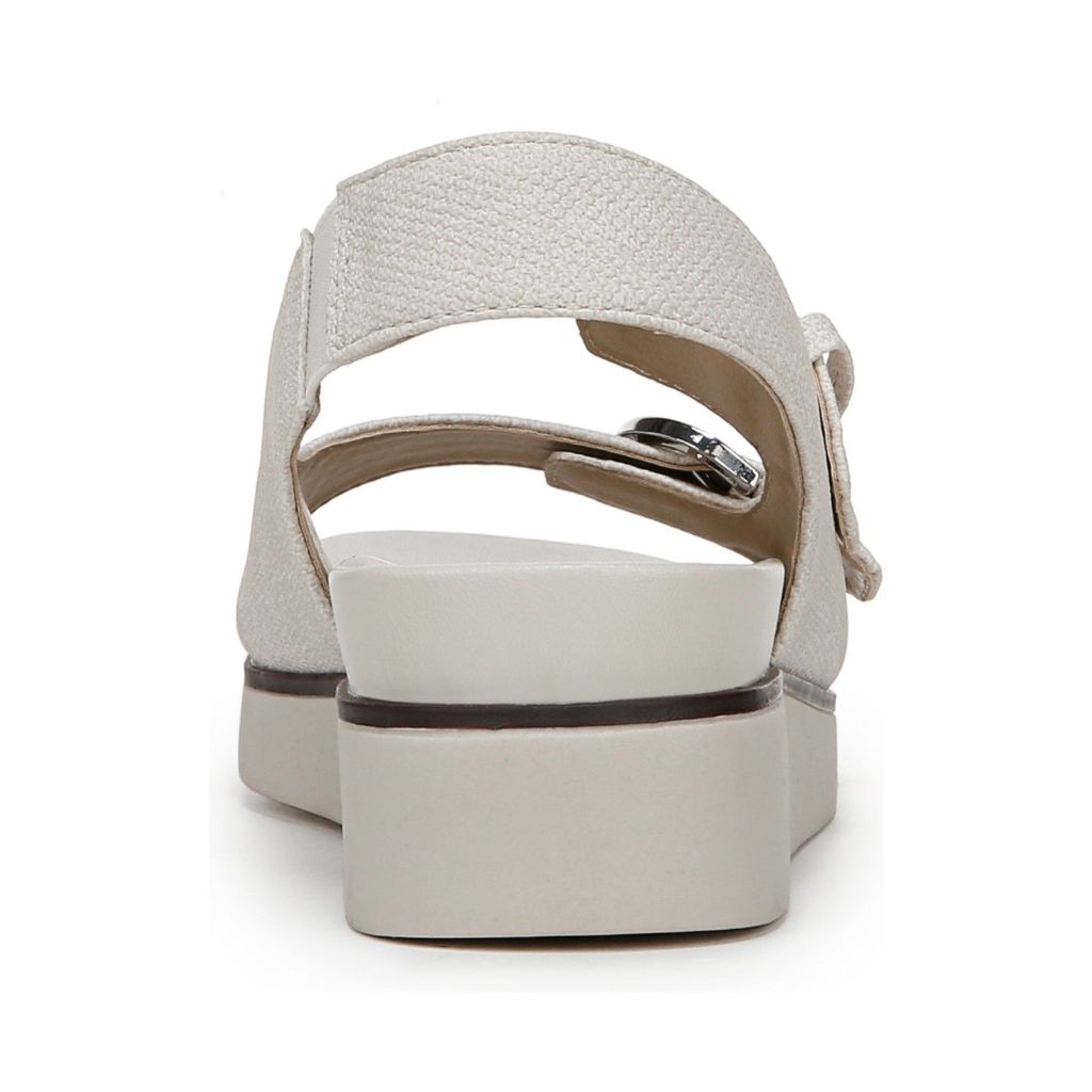 LifeStride Women's Goodie Slingback Sandals - Bone Faux Leather, Size 11