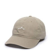 Outdoor Cap Mountain Embroidered Dad Hat, Adjustable Soft Cotton Polo Style Unstructured Baseball Cap for Men & Women, One Size, Khaki