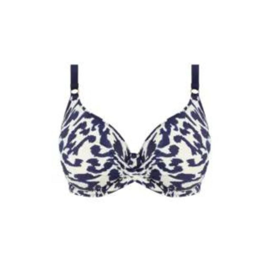 SZ 32D, Fantasie Women's Hope Bay Underwire Full Cup Bikini Top French | Navy