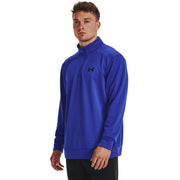 Under Armour Men's Fleece 1/4 Zip, Team Royal/Black, X-Large Tall