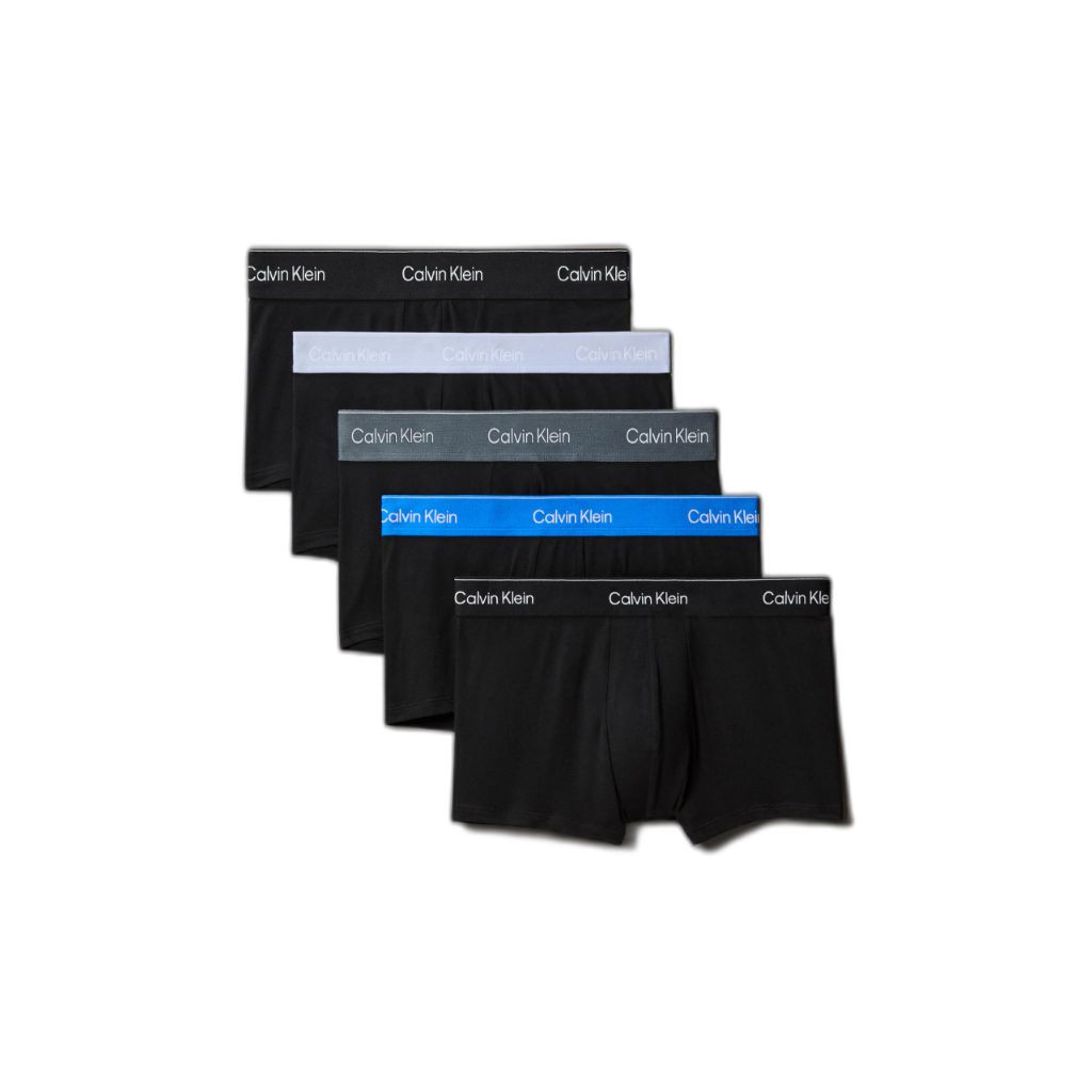 Calvin Klein Men's Icon Cotton Stretch 5-Pack Low Rise Trunk Medium