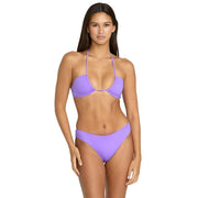 Volcom Women's Bikini Bottoms- Hipster Fit, Full Coverage, Sun Protection, Beach & Pool Swimwear, Purple Passion, X-Large