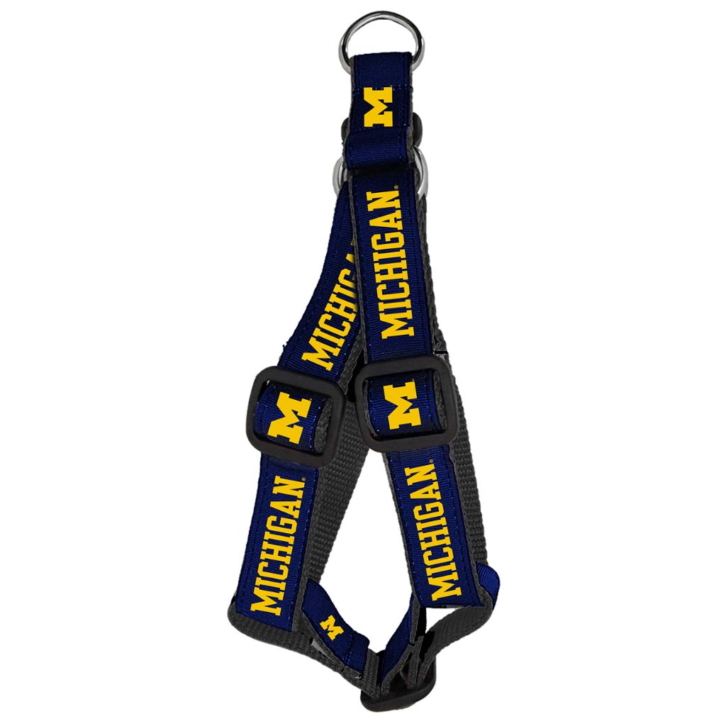 NCAA Michigan Wolverines Collegiate Dog Harness, Large
